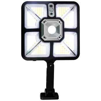 Lampa uliczna solarna z przewodem 5m 9COB + pilot