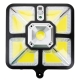 Lampa uliczna solarna z przewodem 5m 9COB + pilot